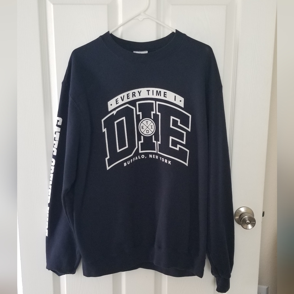 Limited Edition ETID Every Time I Die Buffalo, NY Chaos Reigns Crewneck Large